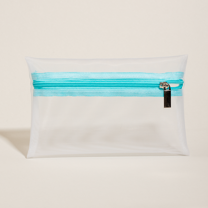 necessaire telada com zíper na frente