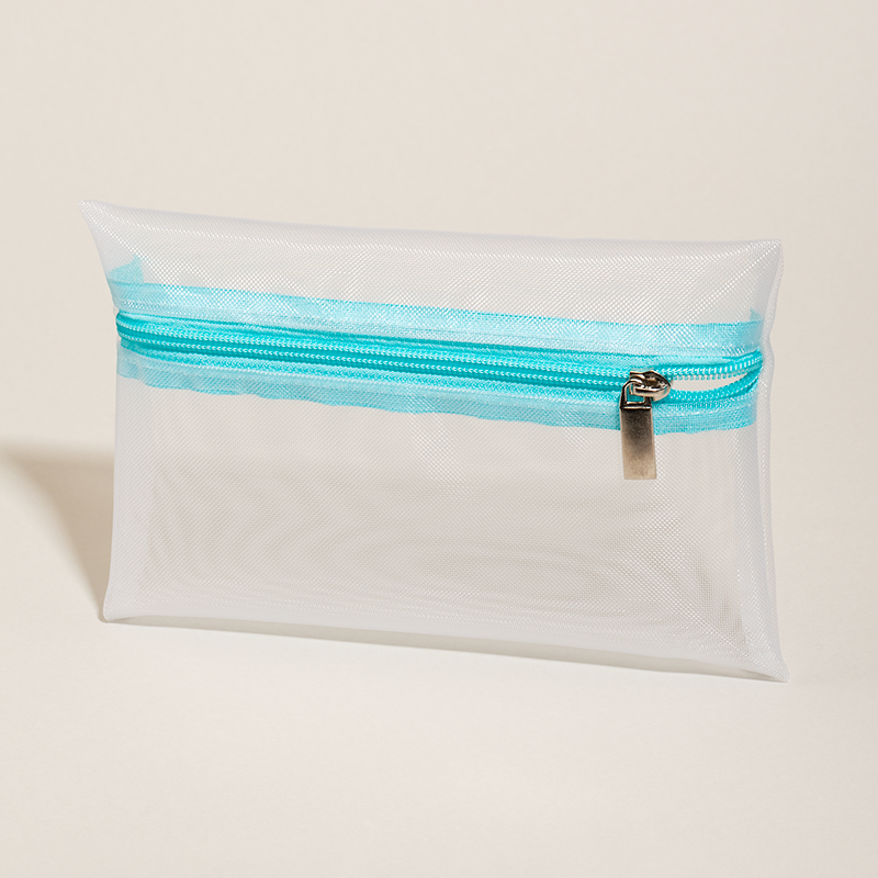 necessaire telada com zíper na frente